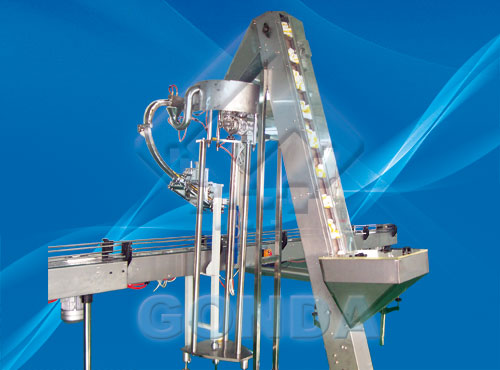 LSG vertical cap transmission machine, automatic sorting, capping machine